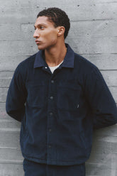 Veste Blend Velours Côtelé Navy